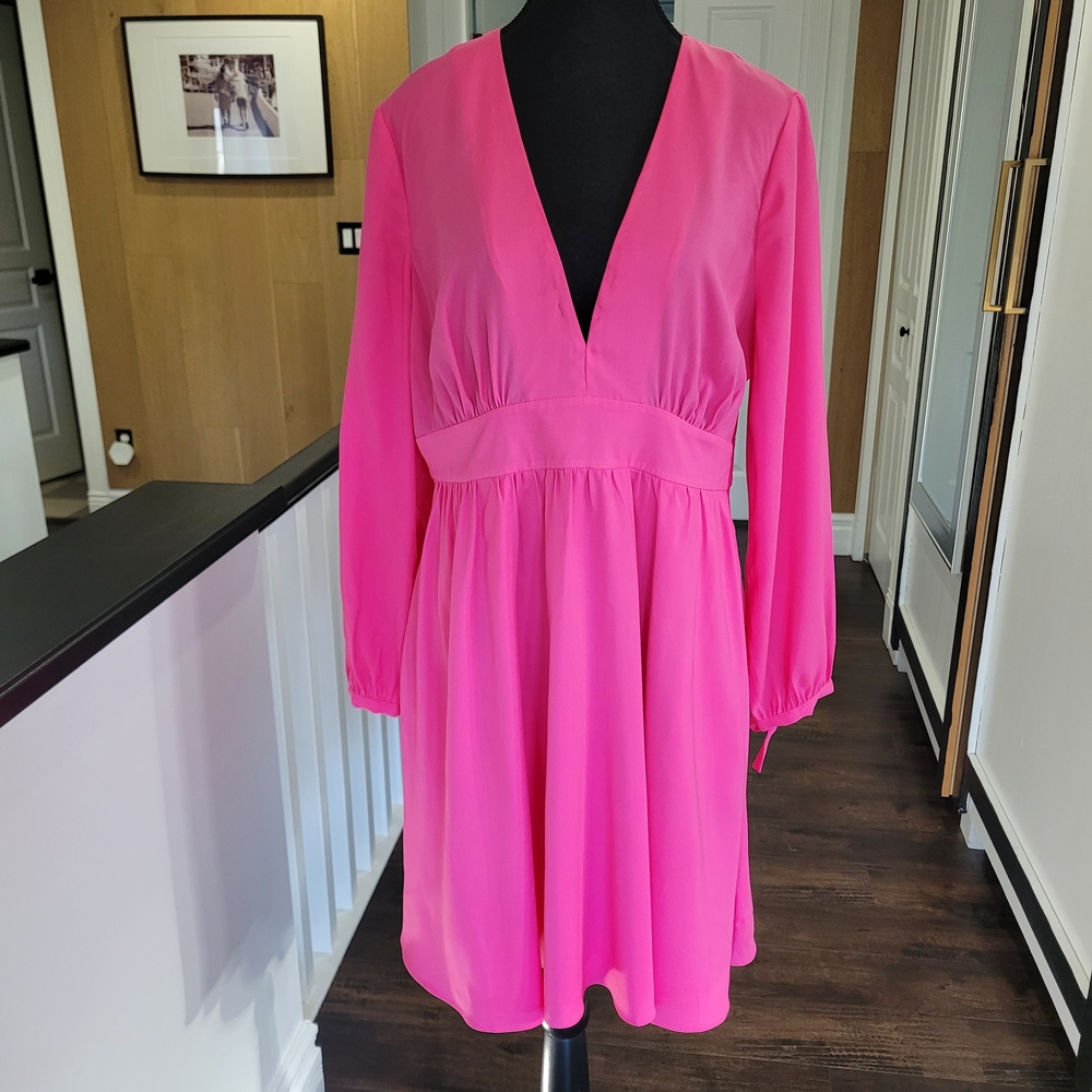 Authentic Juicy Couture Deep V Neck Dress - Picture 1 of 7